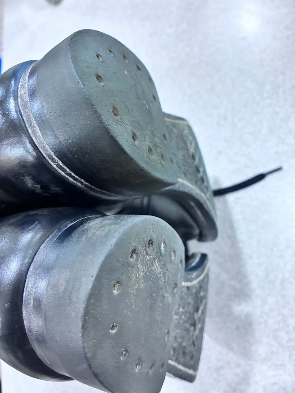 Vintage BFG BF Goodrich Military Combat Boots Black Leather 60s Size 8